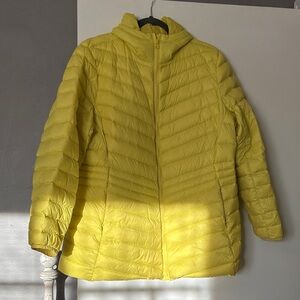 Lands' End Vibrant Yellow Jacket Ladies XL